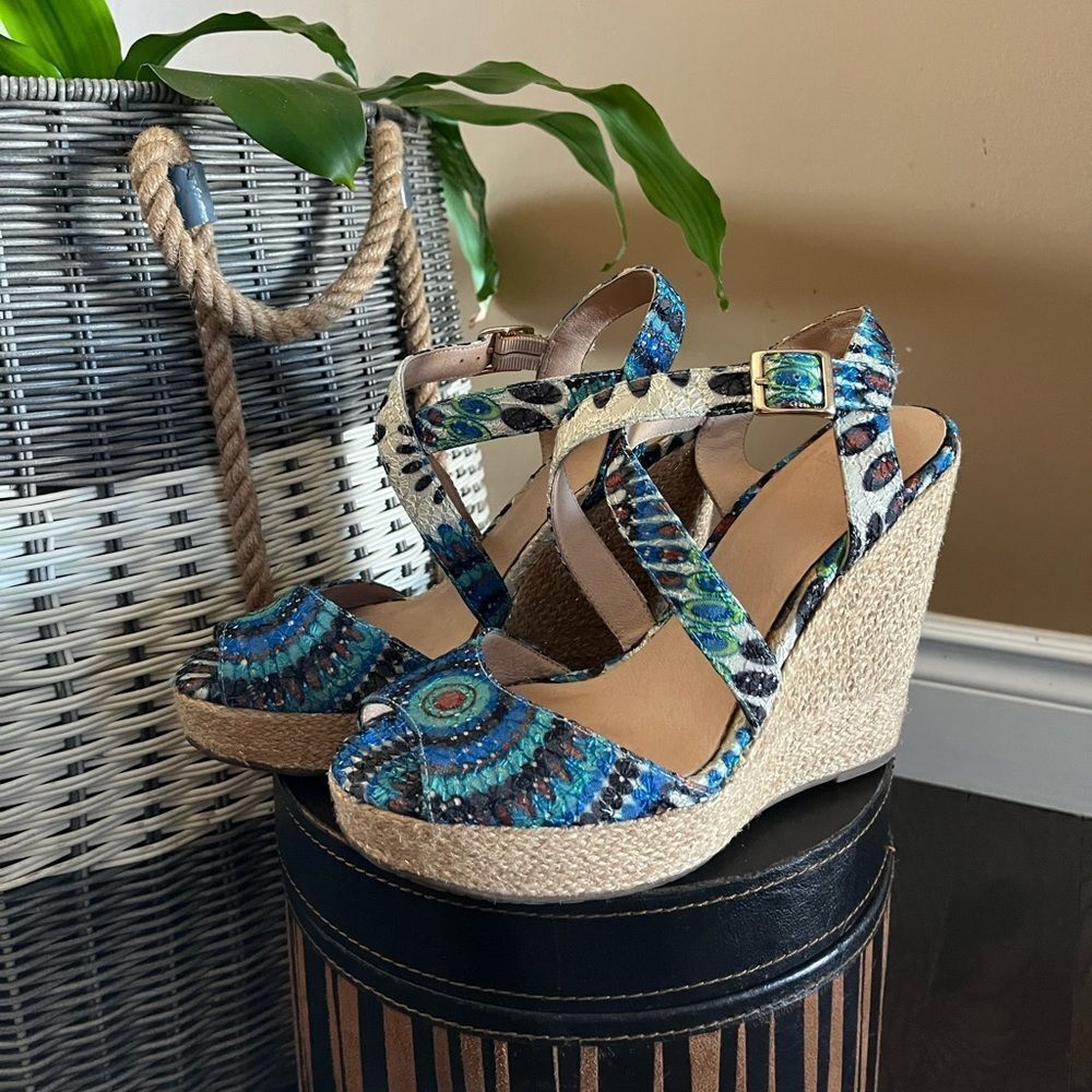 Summer wedges sandals